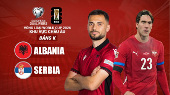 Albania vs Serbia - Vòng loại FIFA World Cup 2026 - Khu vực châu Âu