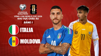Italia vs Moldova - Vòng loại FIFA World Cup 2026 - Khu vực châu Âu
