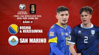 Bosnia & Herzegovina vs San Marino - Vòng loại FIFA World Cup 2026 - Khu vực châu Âu