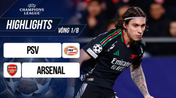 PSV vs Arsenal - UEFA Champions League 2024/25 - Vòng 1/8