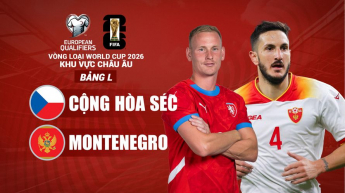 Cộng hòa Séc vs Montenegro - Vòng loại FIFA World Cup 2026 - Khu vực châu Âu